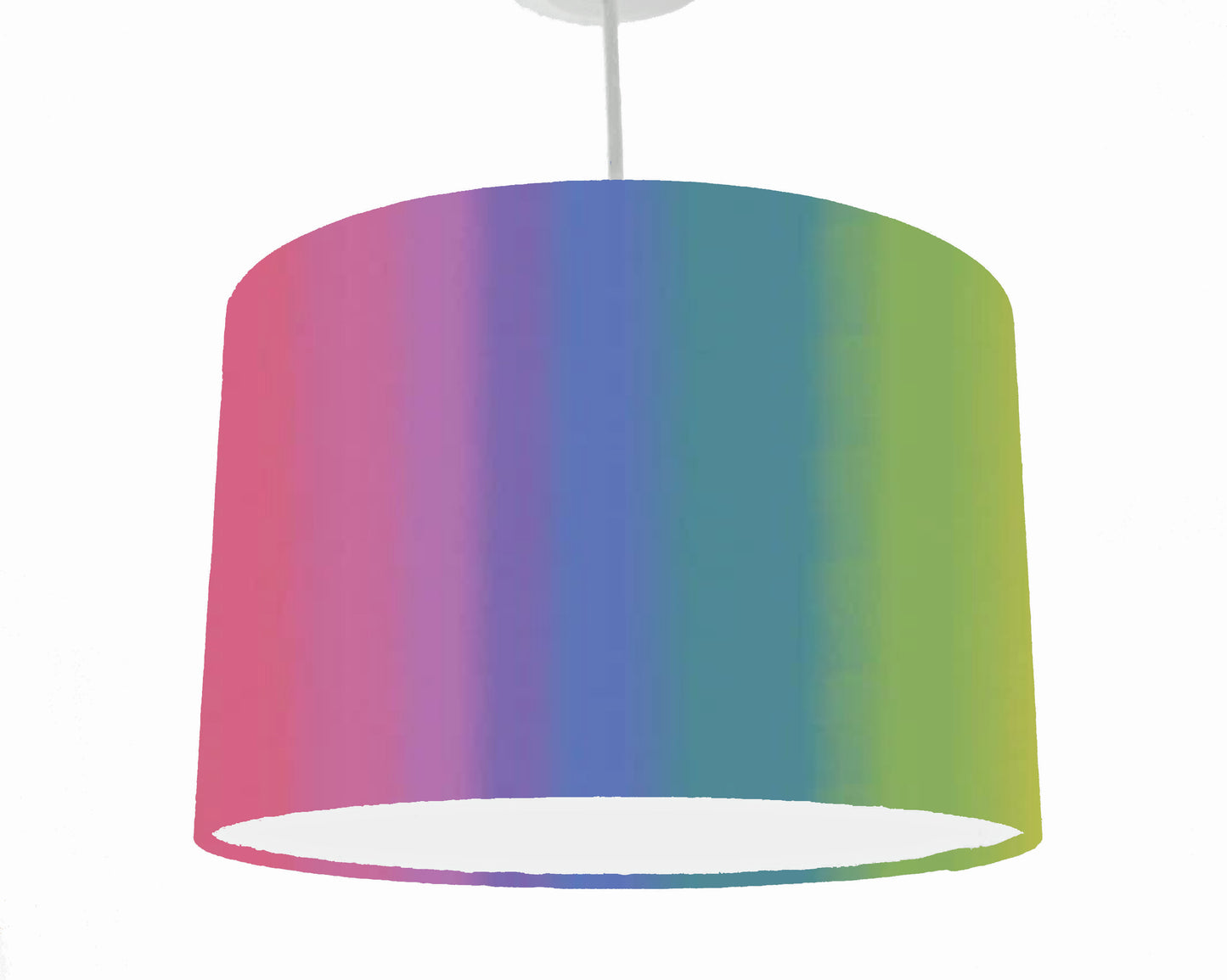 Pastel Rainbow Ombre Lampshade, Girl Room Decor