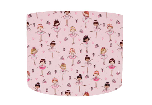 Pink Ballerina Lampshade, Girl Bedroom Decor