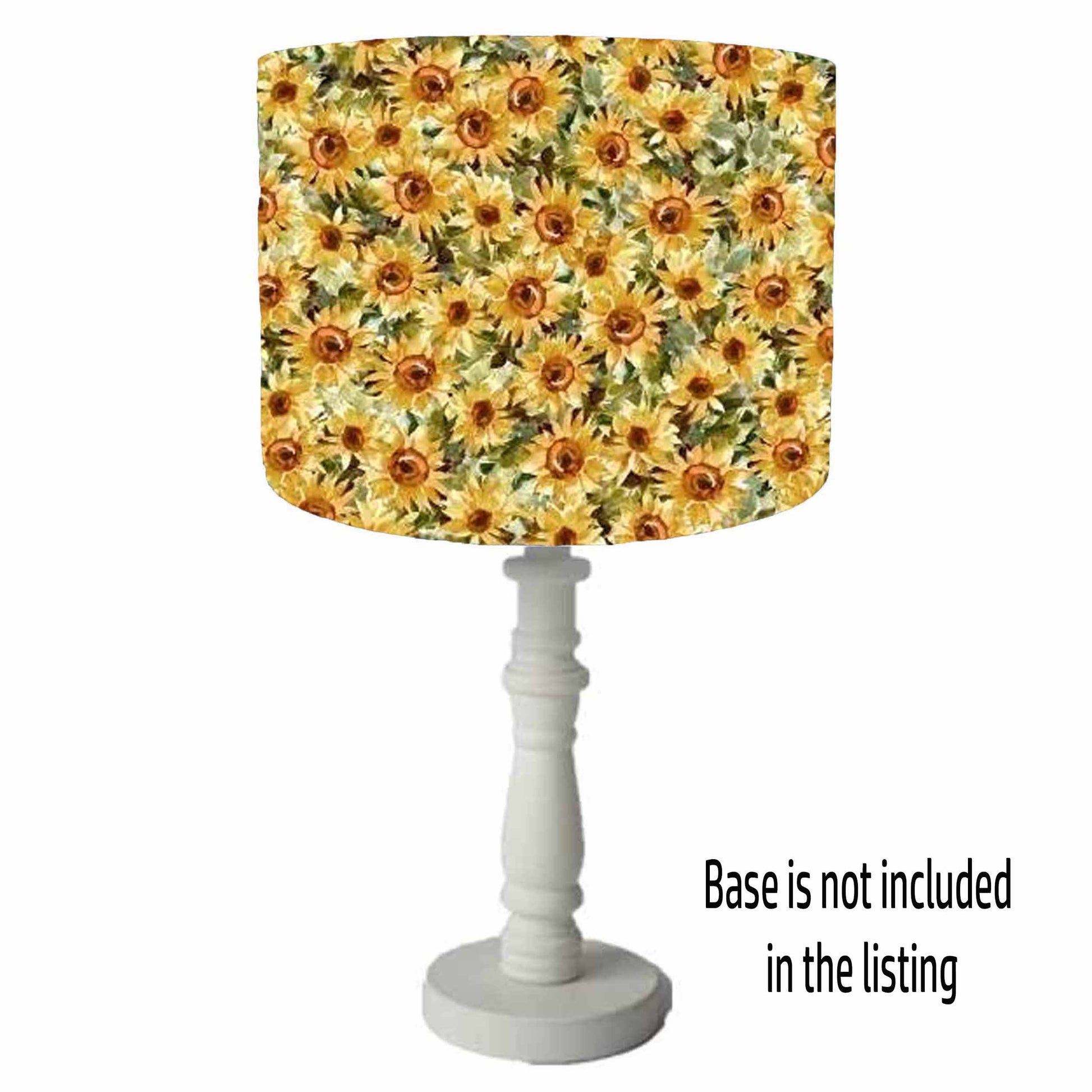 Sunflower table lamp shade