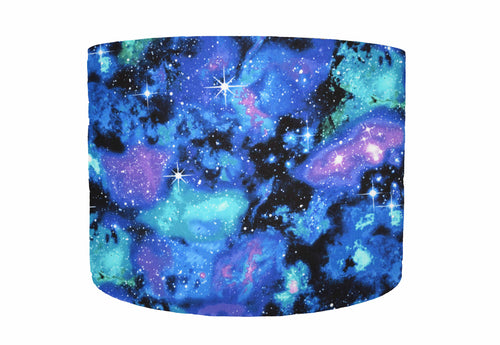 Blue Purple Galaxy Lampshade