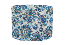 Load image into Gallery viewer, Blue mandala lampshade
