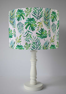 green nature table lampshade