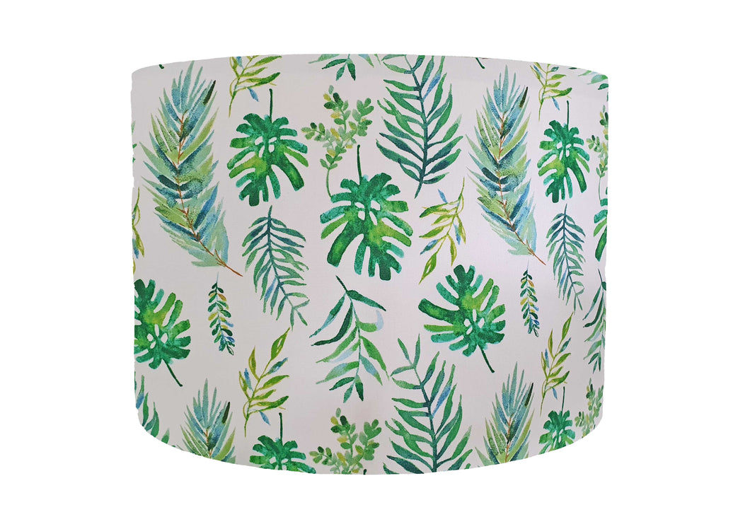bold leaves lampshade