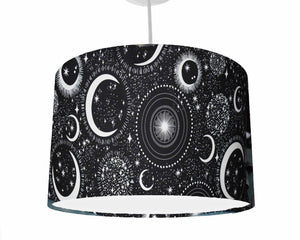 glow in the dark space ceiling light shade