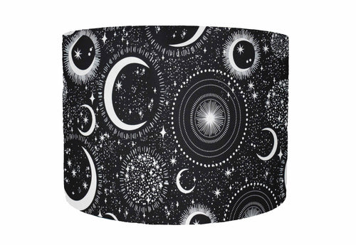 celestial moon and stars lampshade