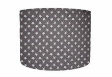 Load image into Gallery viewer, charcoal grey star lampshade

