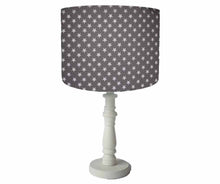 Load image into Gallery viewer, dark grey star table lamp shade

