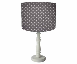 dark grey star table lamp shade