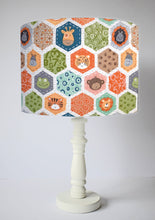 Load image into Gallery viewer, hexagon jungle animal table lamp shade
