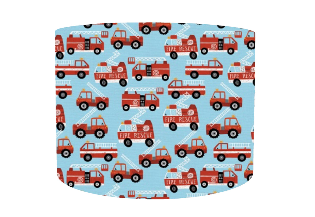 fire engine boy lampshade