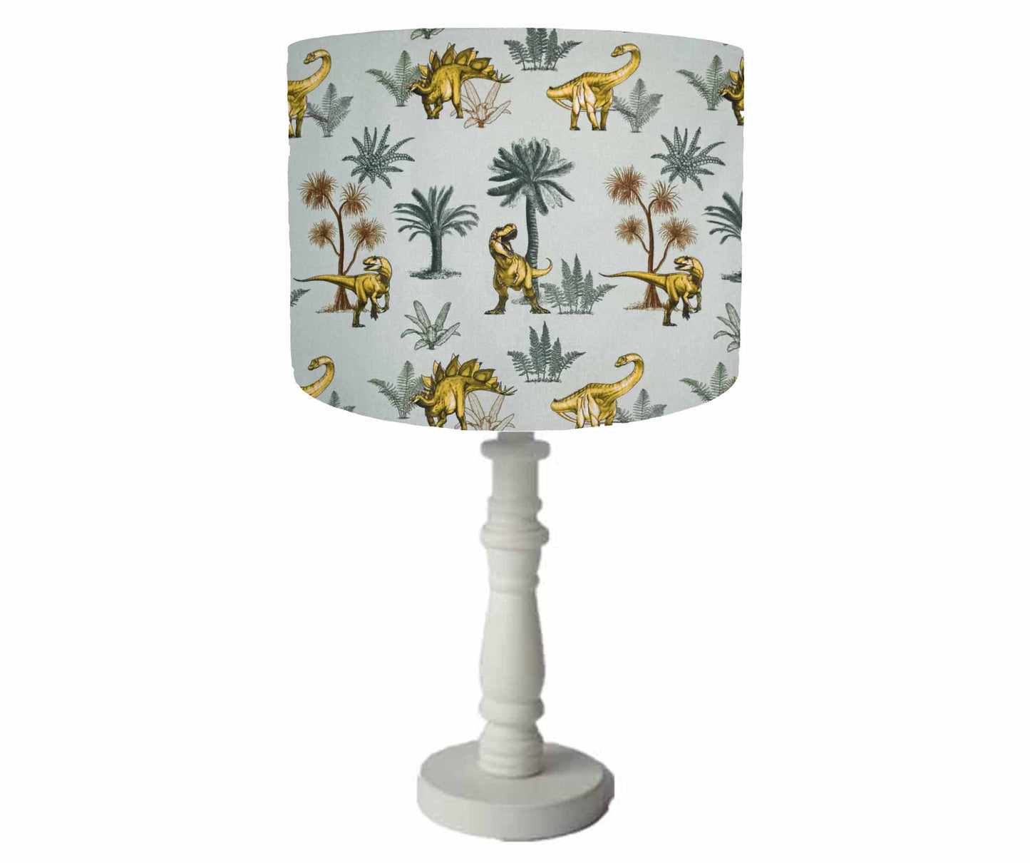 Dinosaur Table Lamp Shade in Sage Green