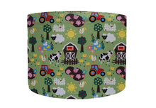Load image into Gallery viewer, Green Farm Lampshade
