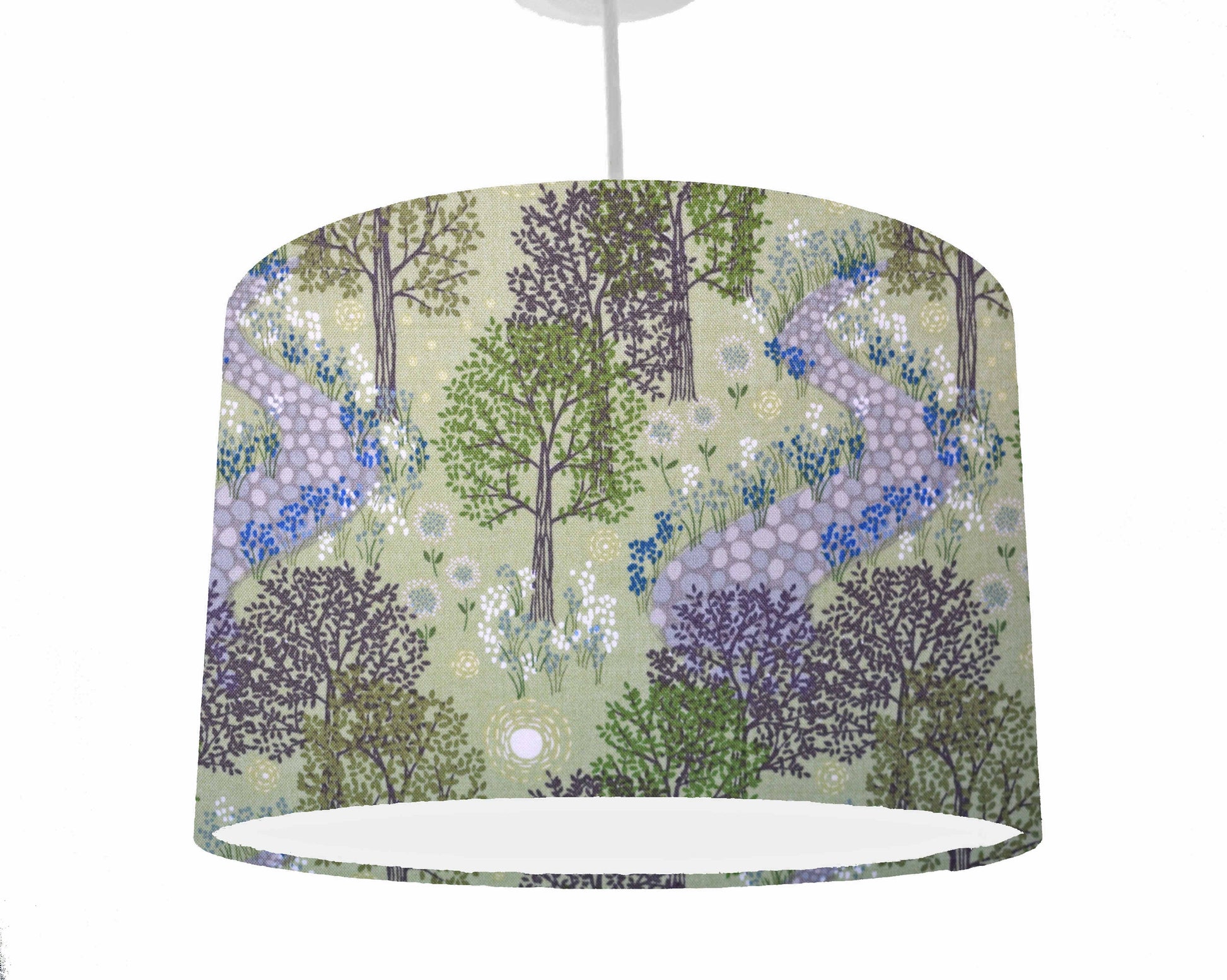 Bluebell trail ceiling pendant light