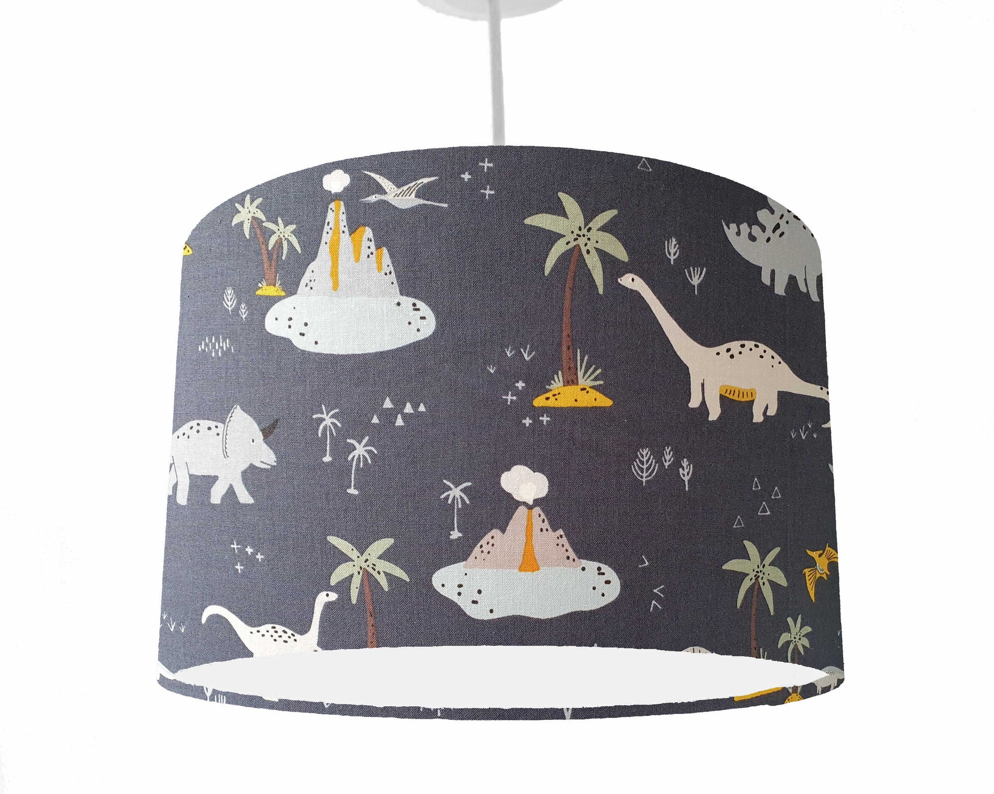 dark grey dinosaur ceiling light shade