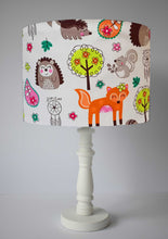 Load image into Gallery viewer, woodland animal table lamp shade
