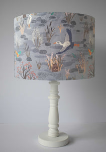 heron riverside scenic table lamp shade
