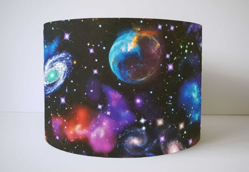 space nebula galaxy lampshade