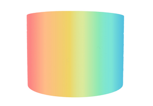 Pastel Rainbow Ombre Lampshade, Girl Room Decor