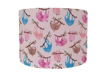 Load image into Gallery viewer, cute pink sloth lampshade
