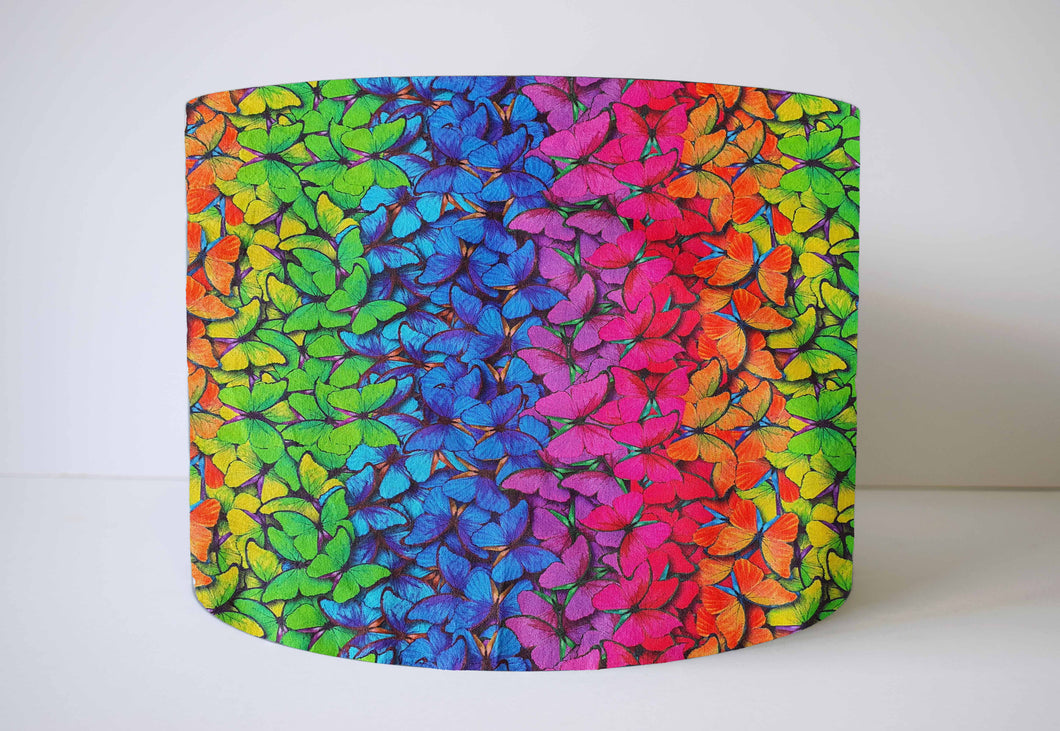 rainbow butterfly lampshade