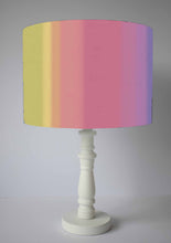 Load image into Gallery viewer, ombre pastel rainbow table lamp shade
