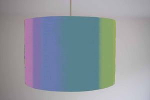 pastel rainbow ceiling light shade