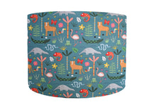 Load image into Gallery viewer, rainforest animal lampshade
