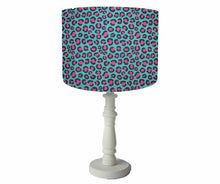 Load image into Gallery viewer, bright leopard print table lamp shade
